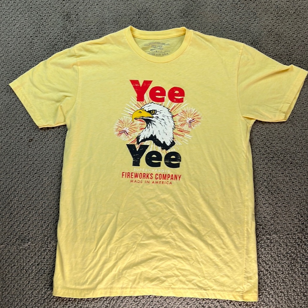 Yee Yee Fireworks Company Bald Eagle T Men's L